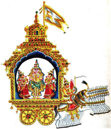 Chandra, incisione indiana del 1842