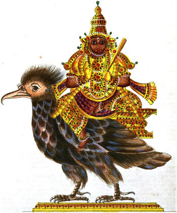Ketu, incisione indiana del 1842